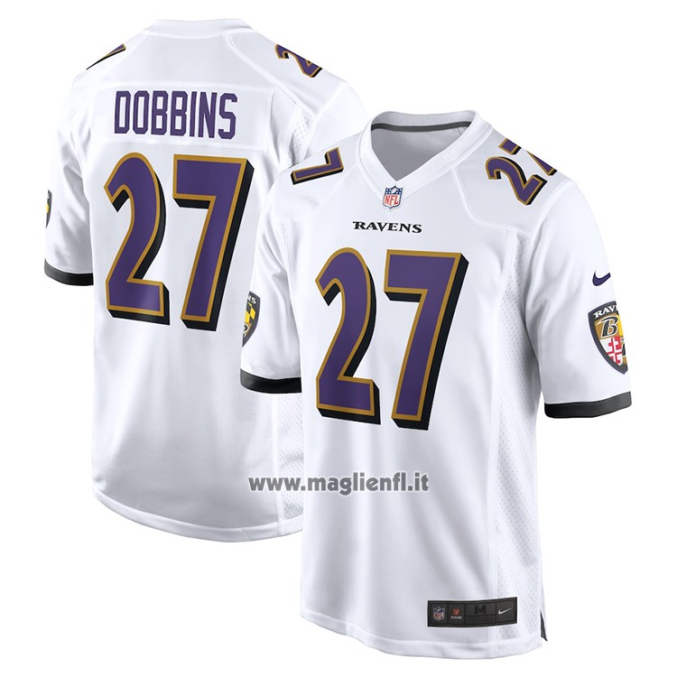 Maglia NFL Game Baltimore Ravens J.k Dobbins Bianco